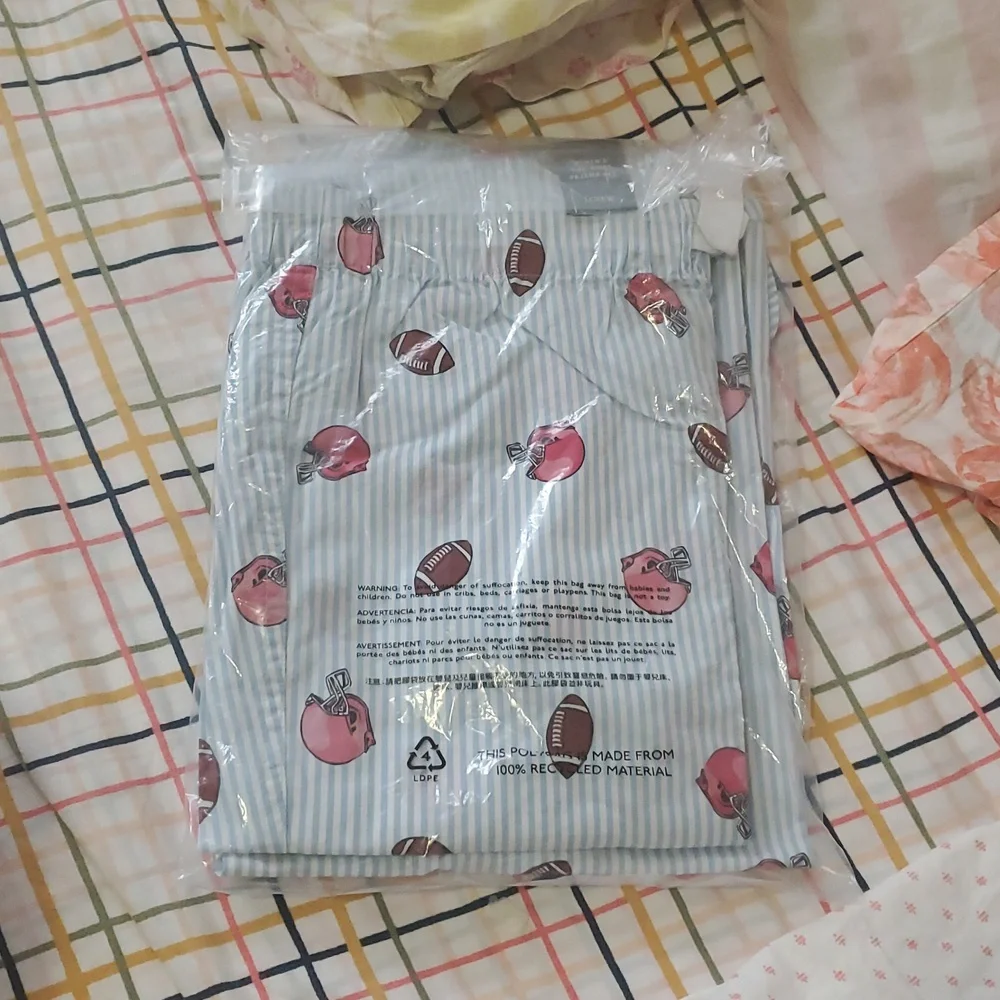 J. Crew Pajama Set In Gentle Sea - Picture 2 of 2